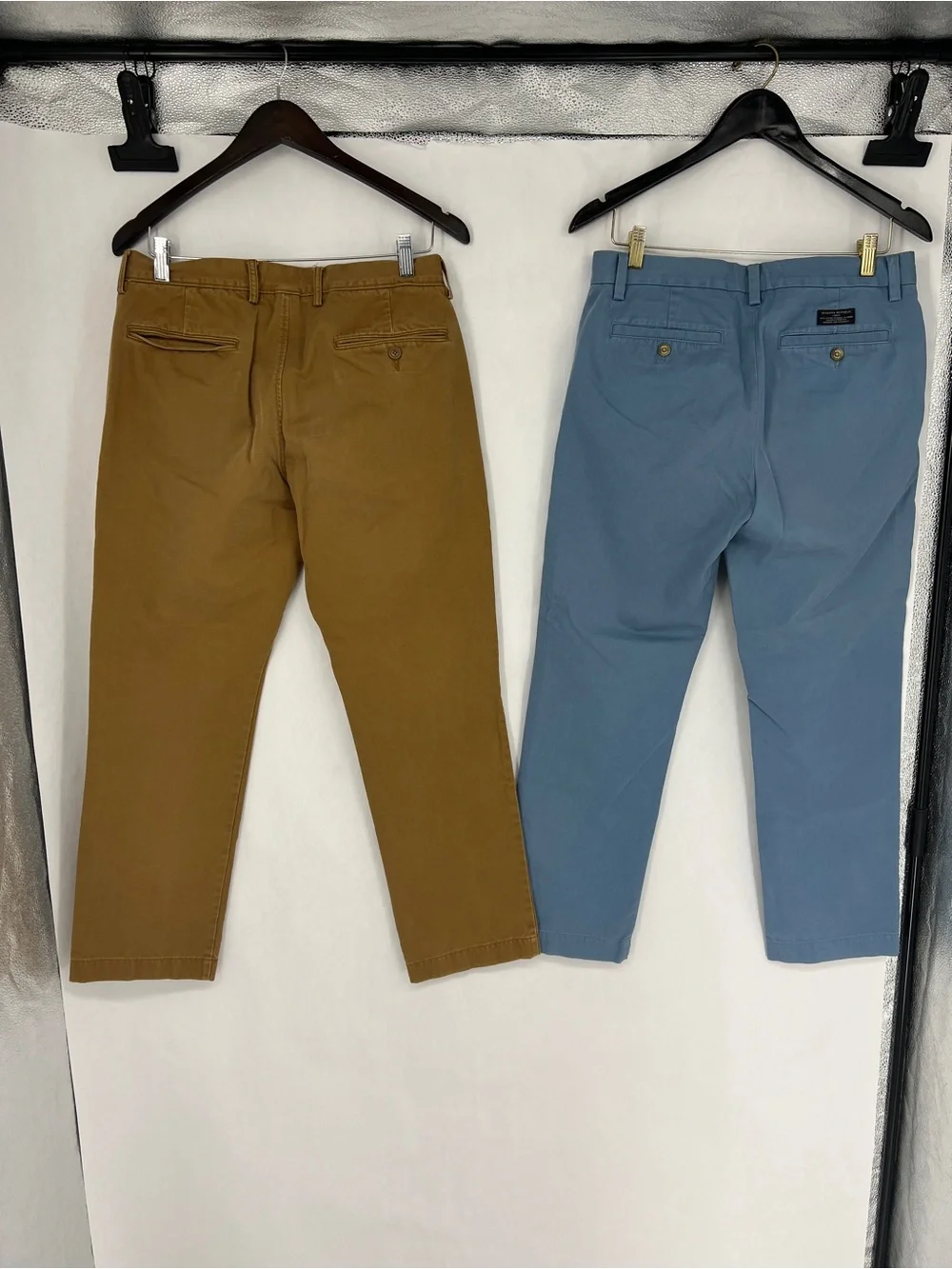 J. Crew and Banana Republic lot of Chino Pants in Brown and Blue 31x30